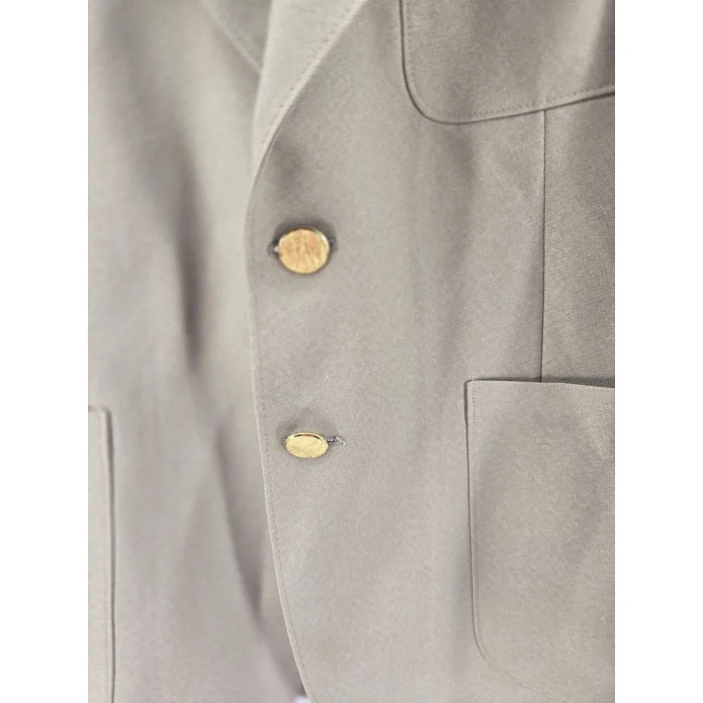 JCPenney Sport Coat Mens 40 American Craftsmen Tan Gold Button Vintage USA EUC